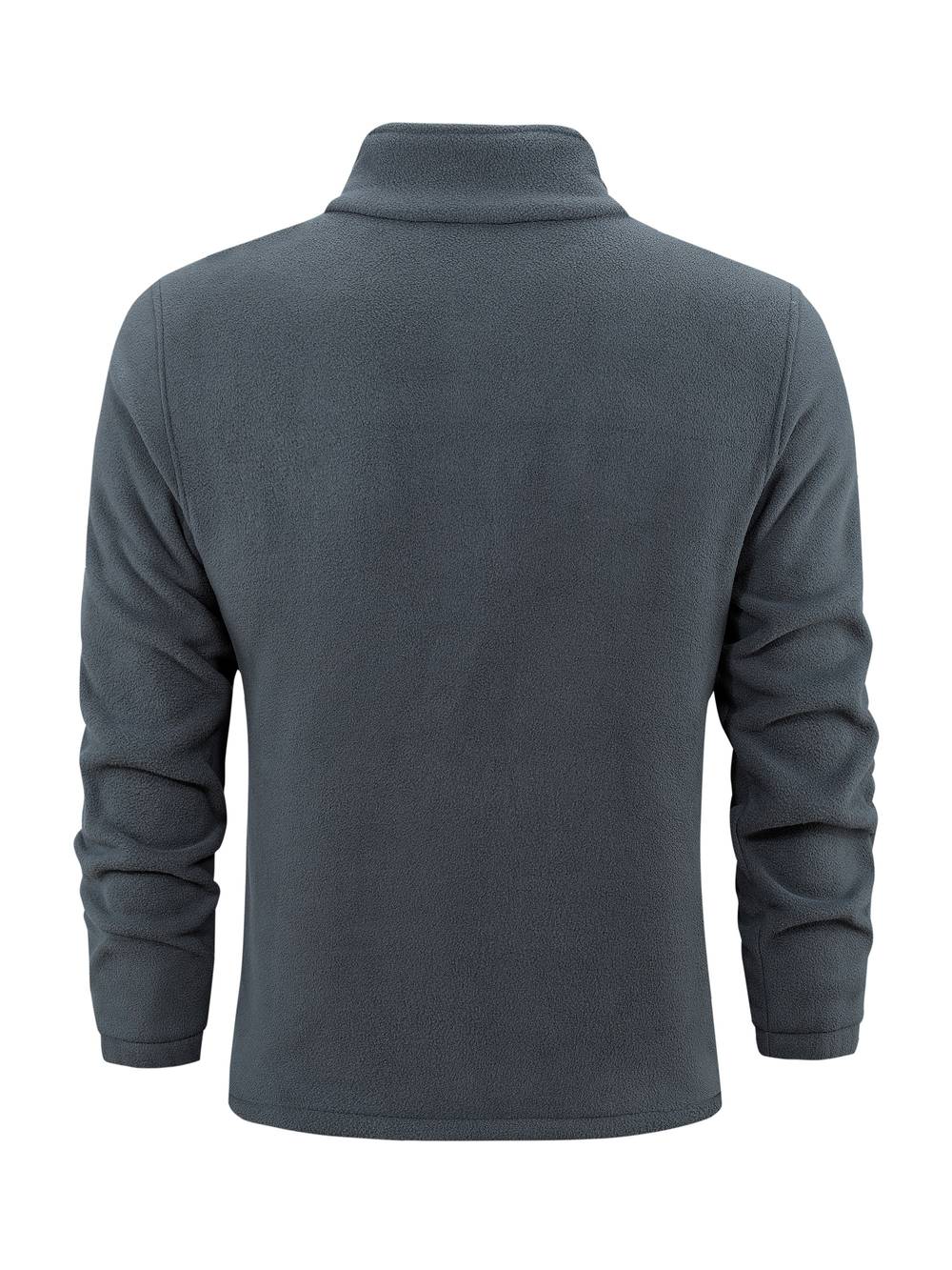 Veste polaire doublée chaude col montant zippée homme – Lampaul