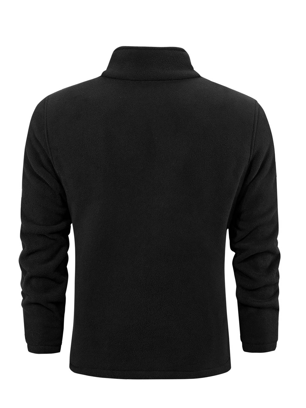 Veste polaire doublée chaude col montant zippée homme – Lampaul