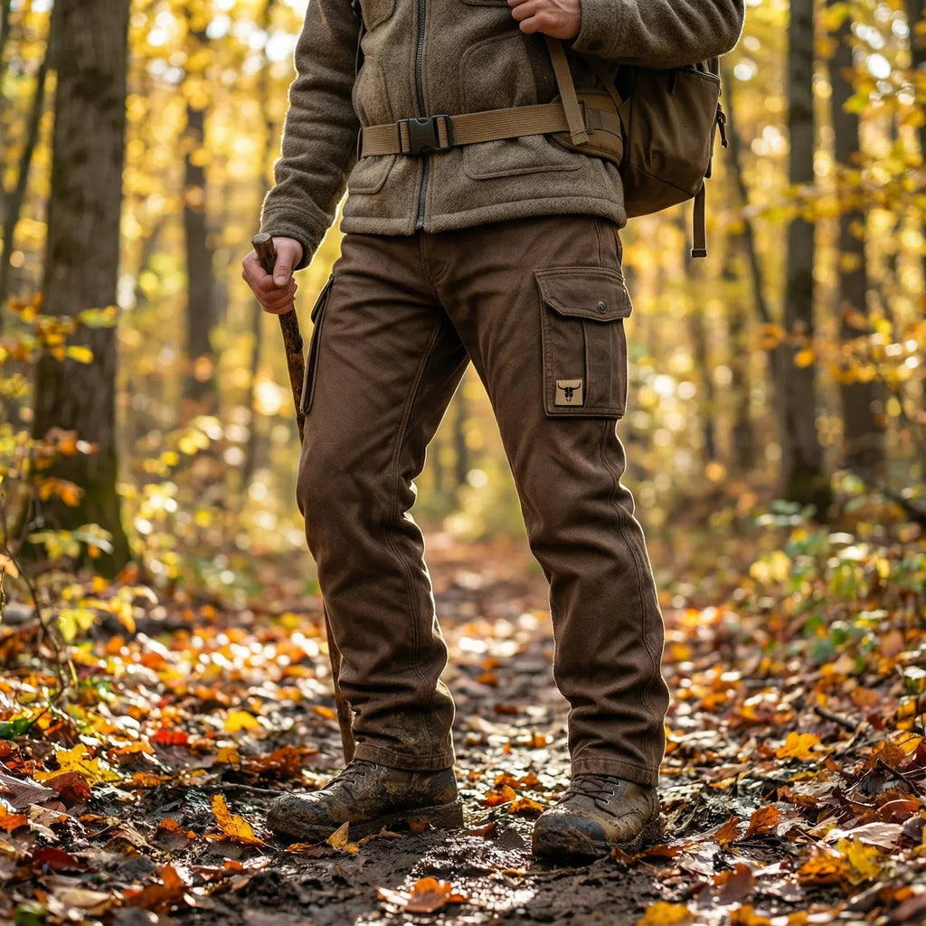 Pantalon cargo slim fuselé à poches utilitaires style urbain homme – Villers