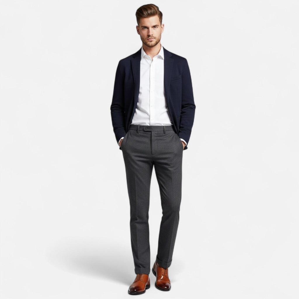 Chaussures Oxford élégantes en cuir véritable homme – Dieulefit
