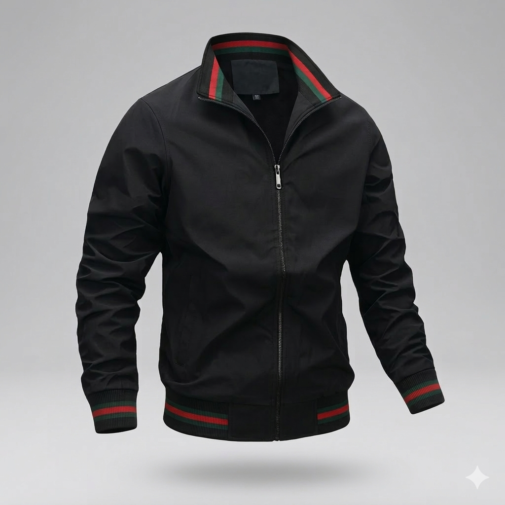 Veste légère d'été zippée col montant respirante homme – Dijon