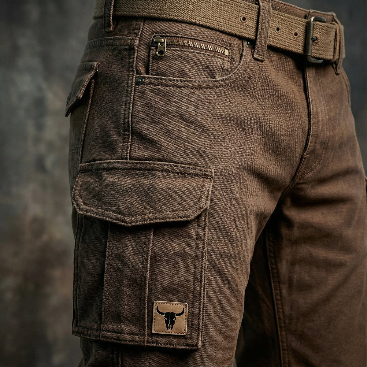 Pantalon cargo slim fuselé à poches utilitaires style urbain homme – Villers
