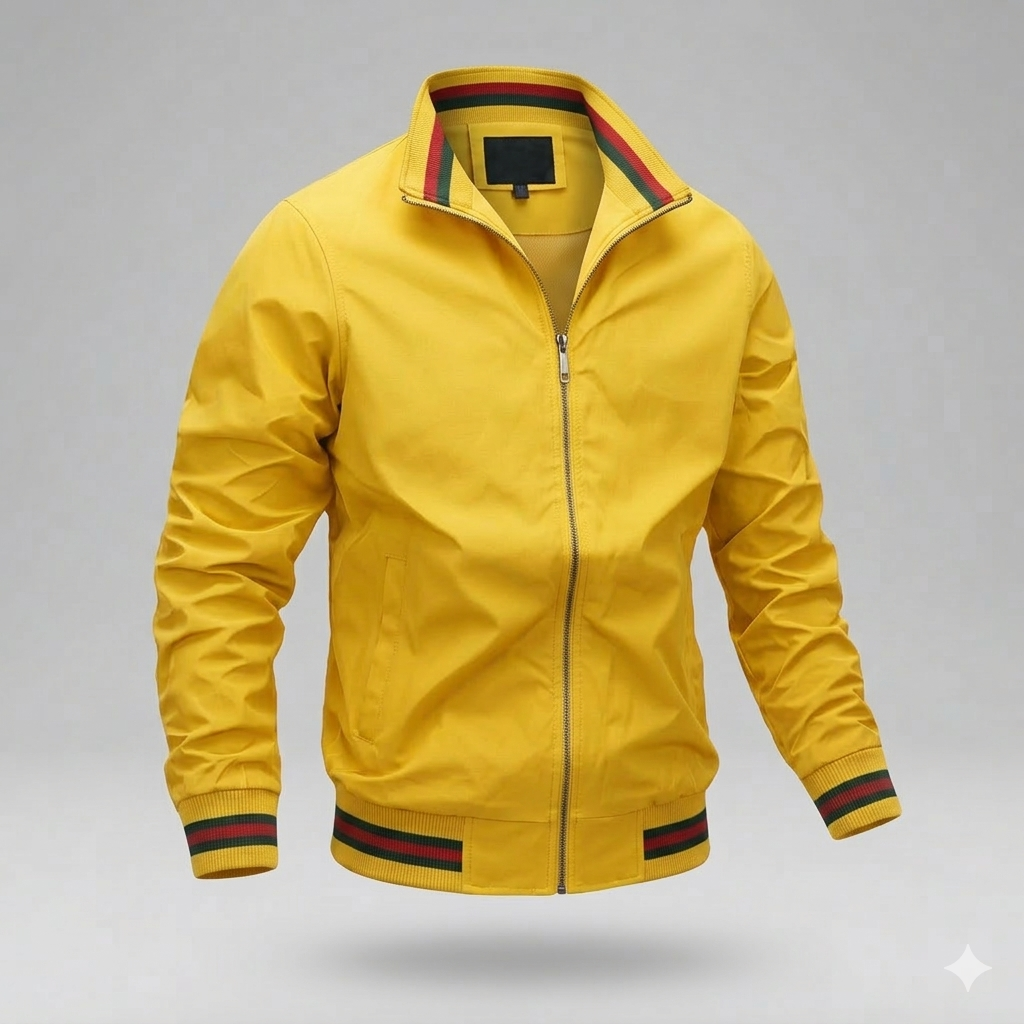 Veste légère d'été zippée col montant respirante homme – Dijon