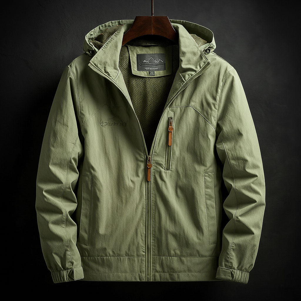 Veste coupe-vent légère zippée