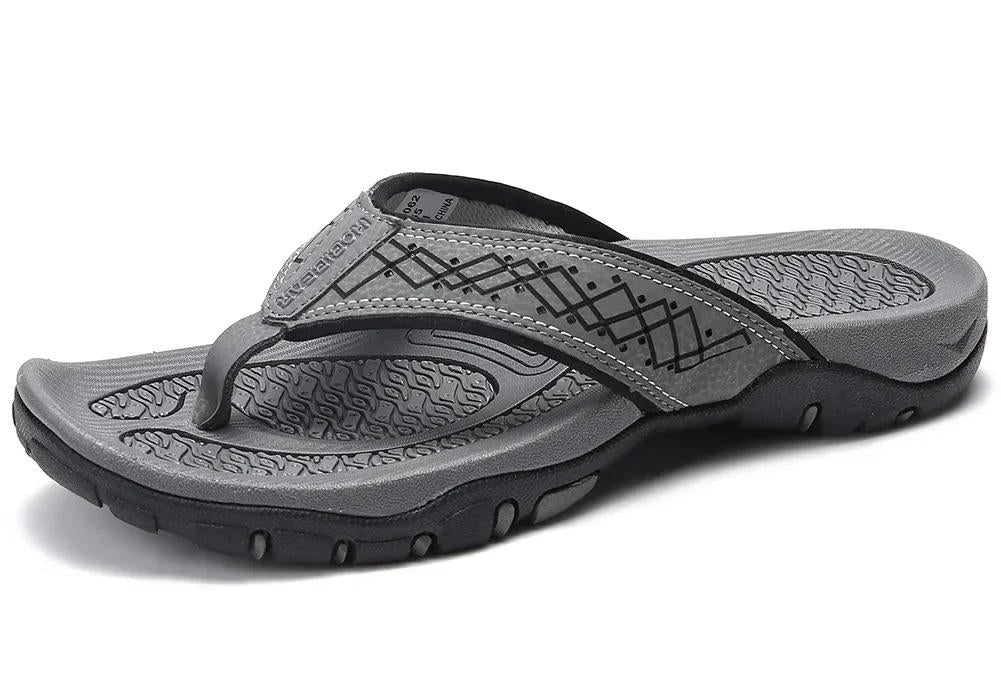 Tongs outdoor amortissantes semelle texturée adhérente pour l'été homme – Ondres
