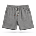 Short en lin à taille élastique et cordon de serrage coupe décontractée homme – Saint-Émilion