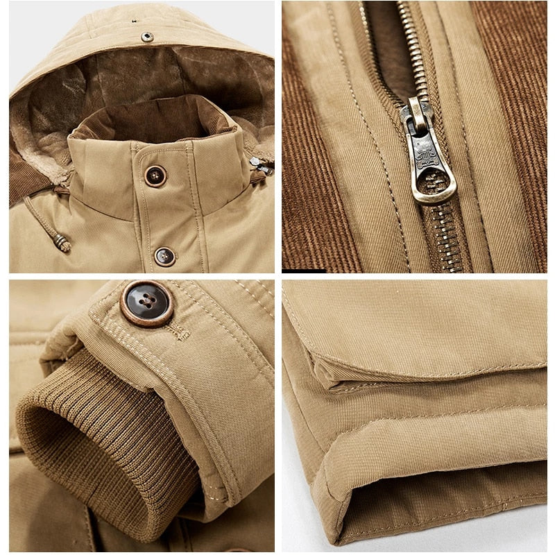 Manteau d'hiver classique isolation coupe élégante homme – Courçay