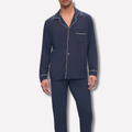 Pyjama en coton boutonné manches longues à la finition soignée homme – Colmars