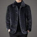Manteau effet fourrure au toucher doux