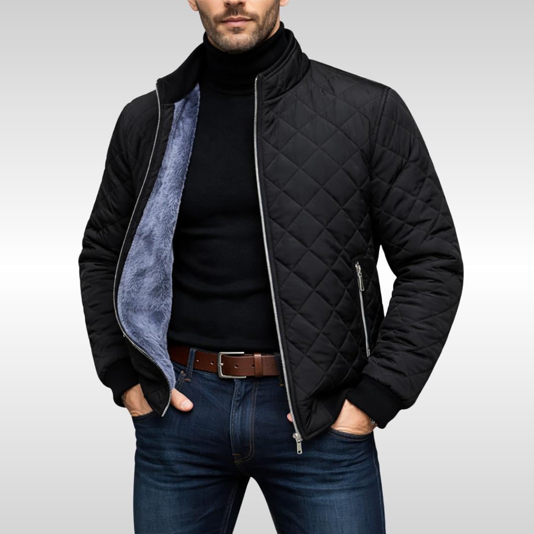 Veste d'hiver matelassée à doublure épaisse