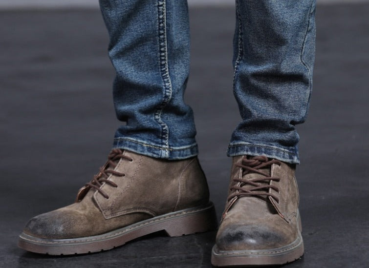 Jean droit en denim bleu