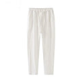 Pantalon léger aspect lin décontracté