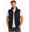 Gilet sans manches col montant zippé outdoor allure sobre homme – Limeray