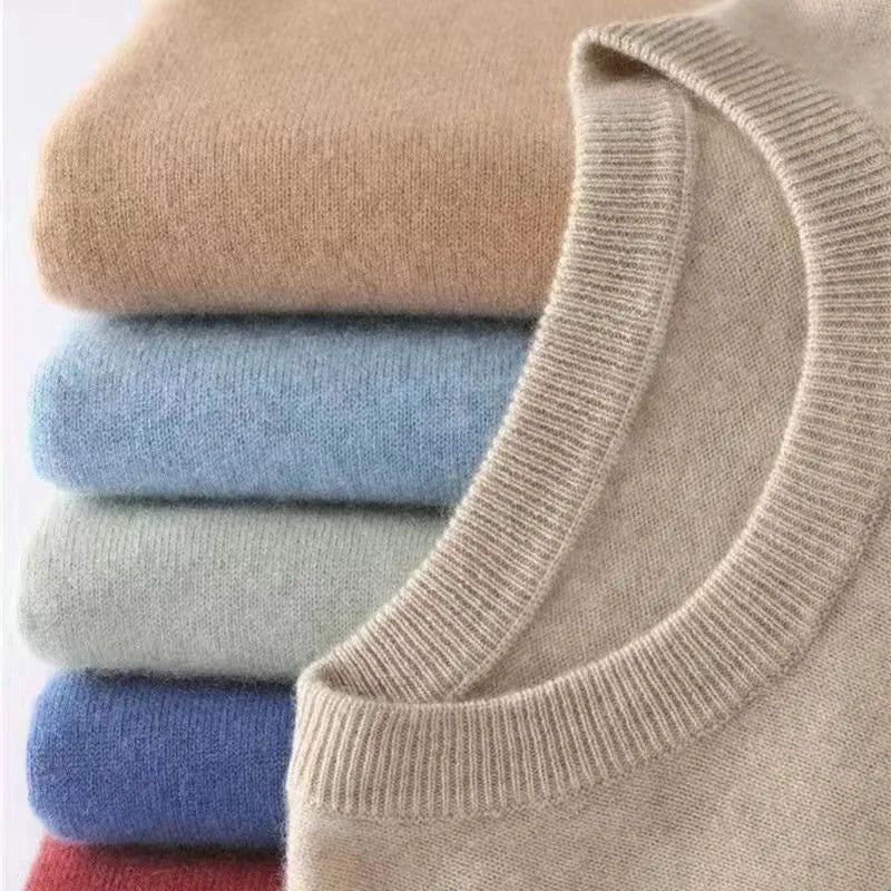 Pull chic classique en maille confortable au style intemporel homme – Chomel