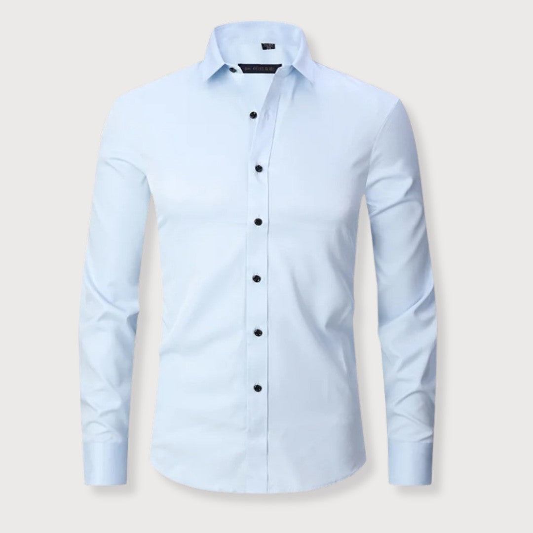 Chemise cintrée à reflet satiné