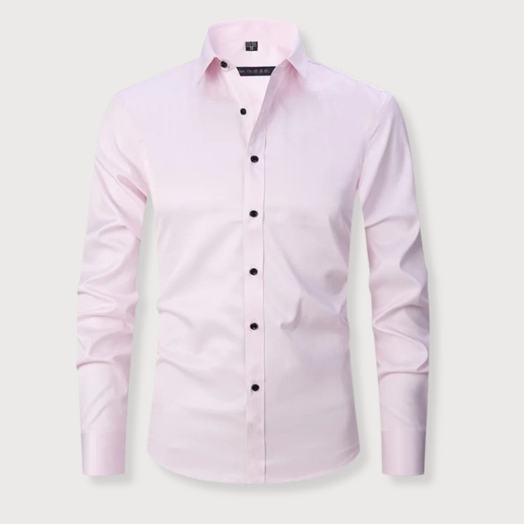 Chemise cintrée à reflet satiné