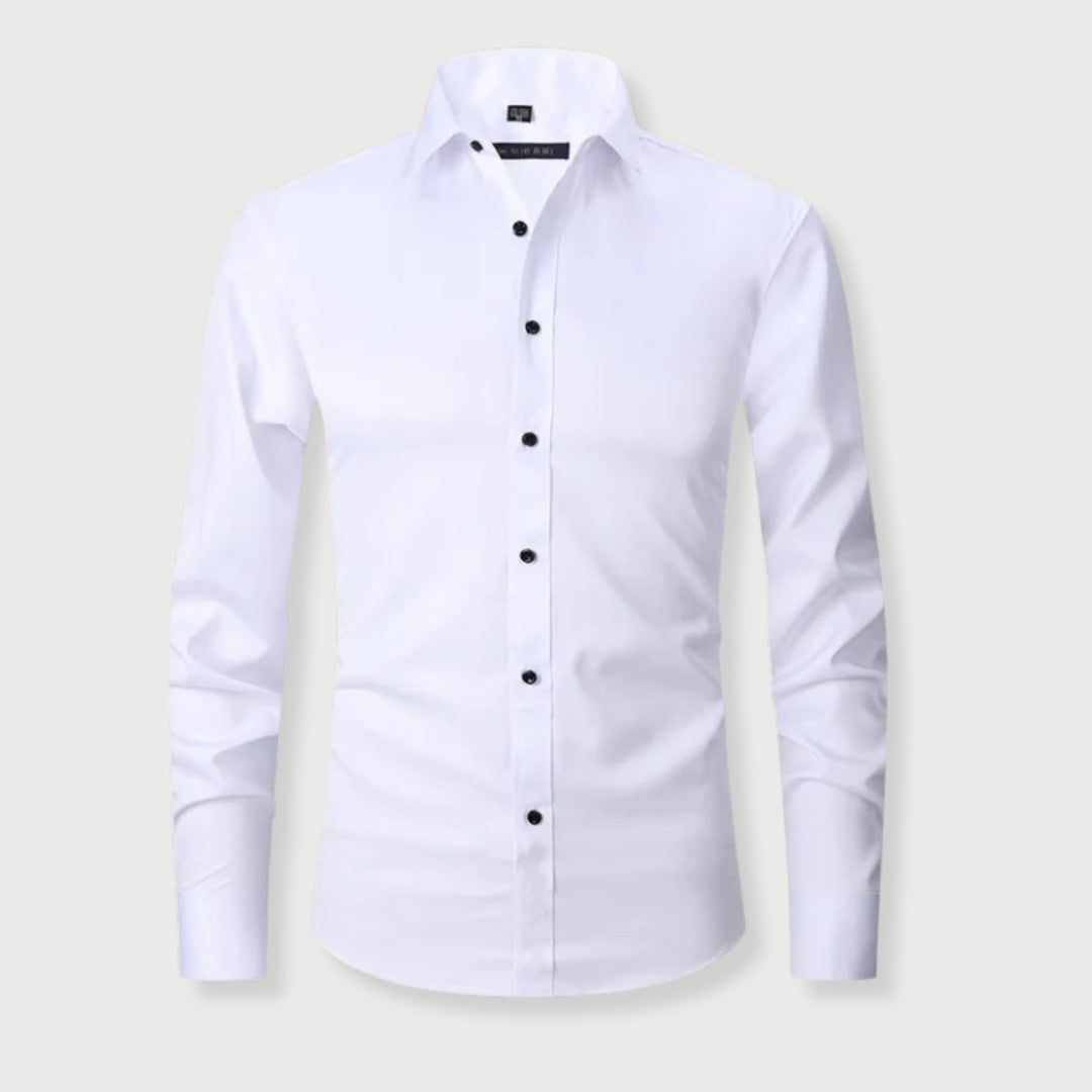 Chemise cintrée à reflet satiné