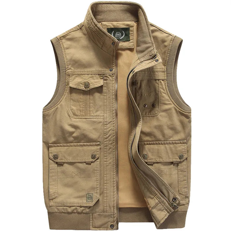 Gilet multipoches sans manches au style intemporel homme – Antibes