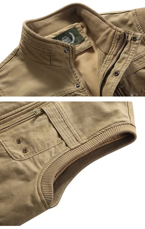 Gilet multipoches sans manches au style intemporel homme – Antibes