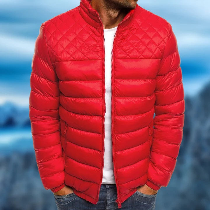 Manteau chaud doublé coupe structurée au style intemporel homme – Victor-Hugo