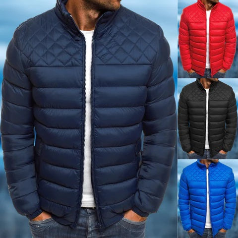Manteau chaud doublé coupe structurée au style intemporel homme – Victor-Hugo