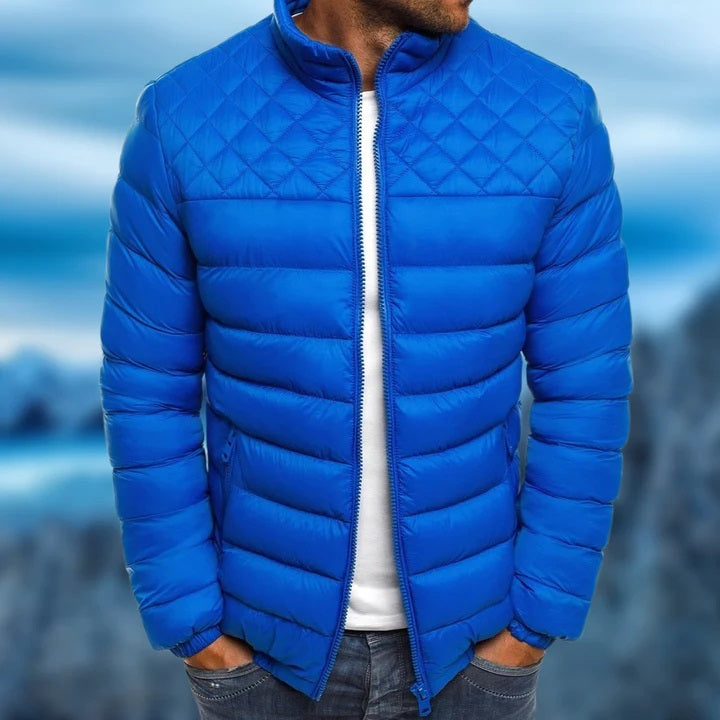 Manteau chaud doublé coupe structurée au style intemporel homme – Victor-Hugo