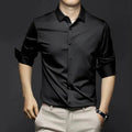 Chemise stretch sans repassage coupe slim pour le quotidien homme – Tourrettes