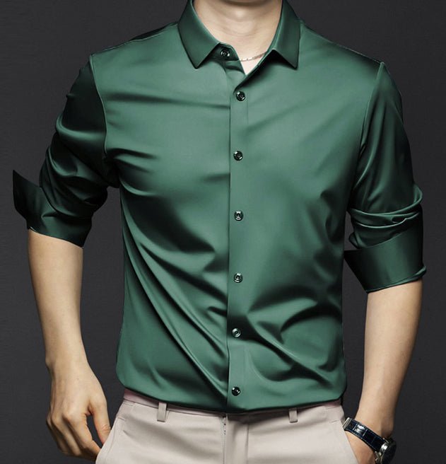 Chemise stretch sans repassage coupe slim pour le quotidien homme – Tourrettes