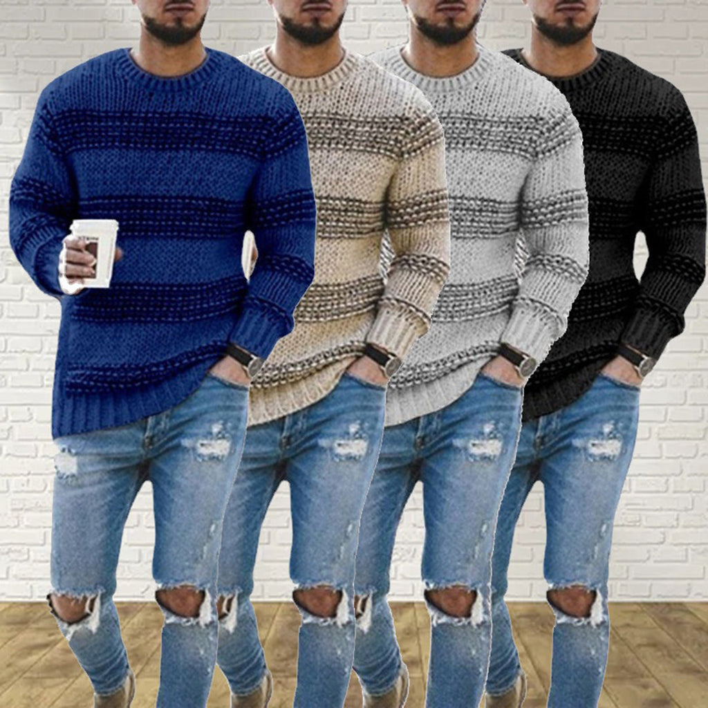 Pull norvégien en laine aux finitions soignées homme – Franklin