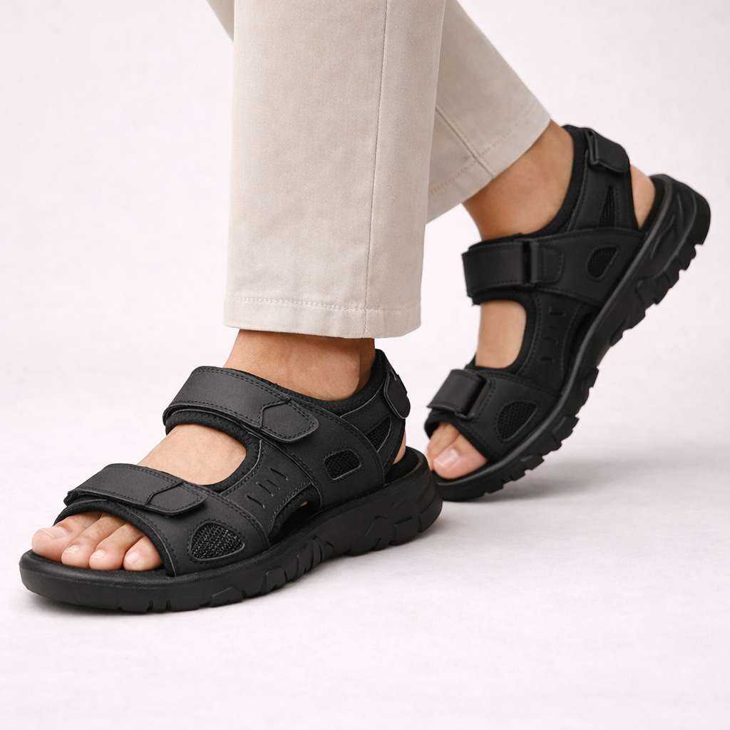 Sandales orthopédiques réglables outdoor marche style chic intemporel homme – Toucy
