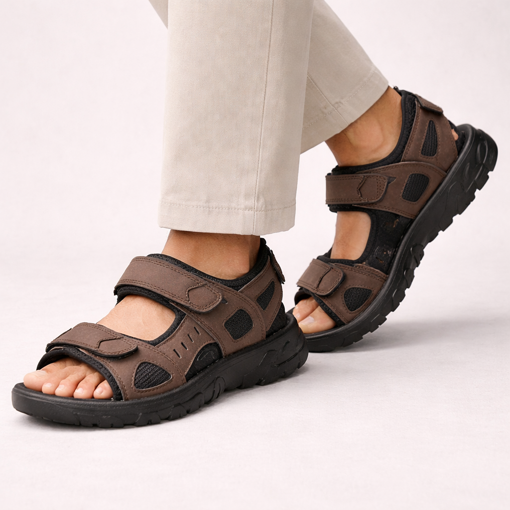 Sandales orthopédiques réglables outdoor marche style chic intemporel homme – Toucy