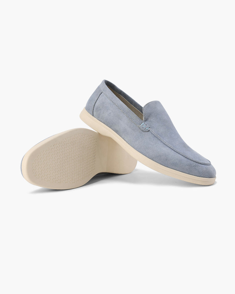 Mocassins en daim à enfiler confort pour tous les jours homme – Tréboul