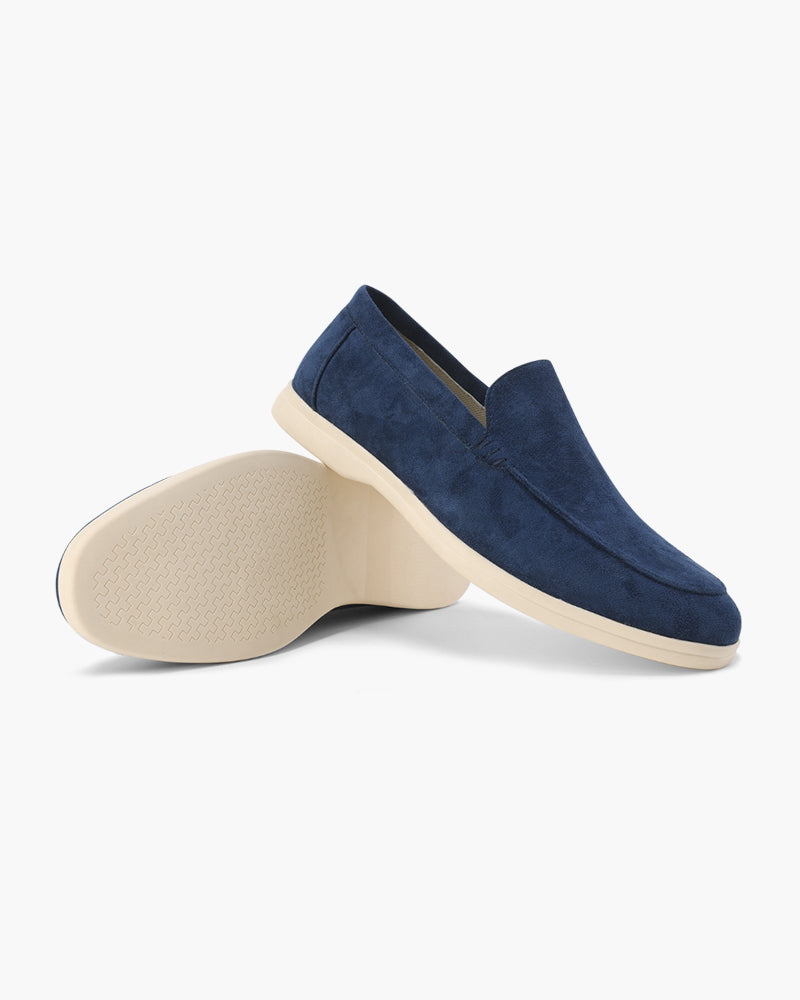 Mocassins à enfiler aspect daim