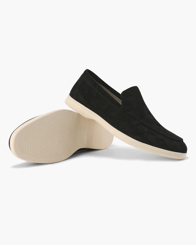 Mocassins en daim à enfiler confort pour tous les jours homme – Tréboul