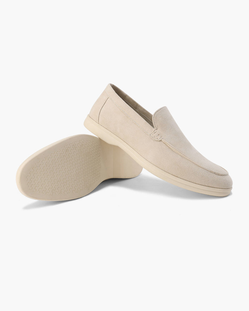 Mocassins à enfiler aspect daim