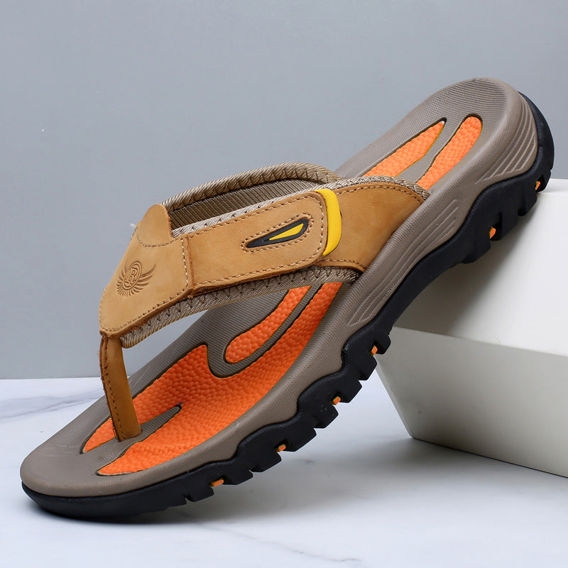 Sandales à entre-doigt rembourrées confort pour l'extérieur homme – Sein