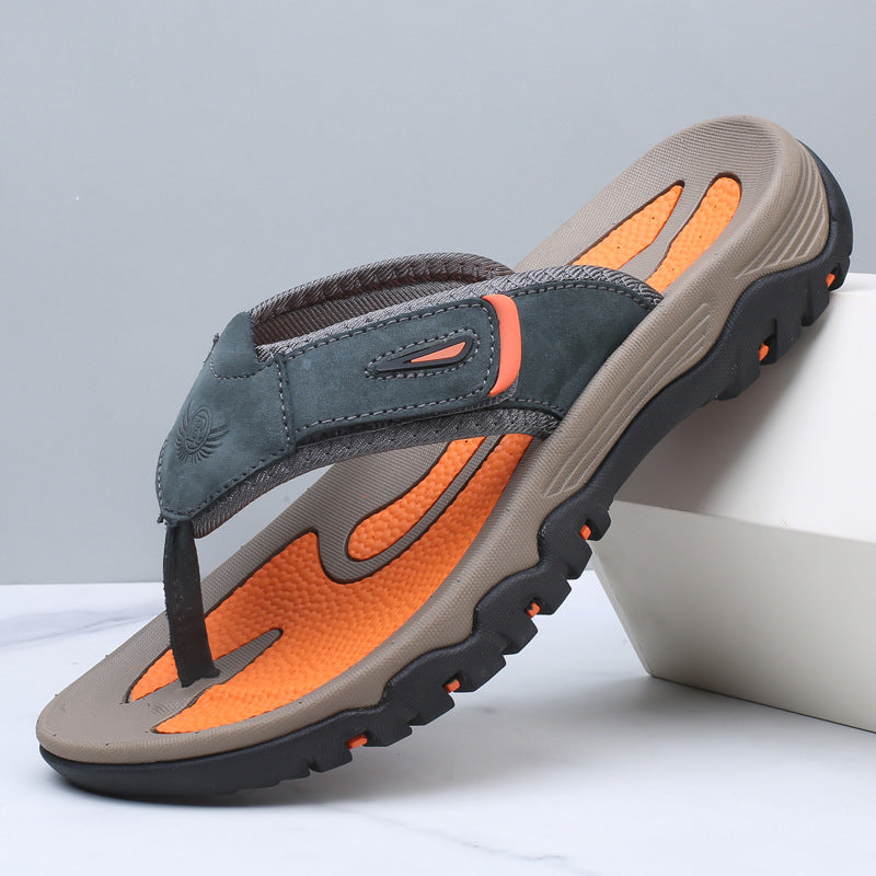 Sandales à entre-doigt rembourrées confort pour l'extérieur homme – Sein