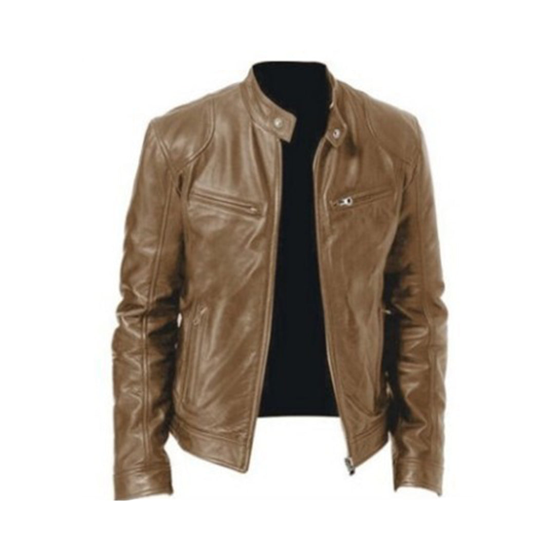 Manteau en similicuir coupe moderne et élégante homme – Pléhérel
