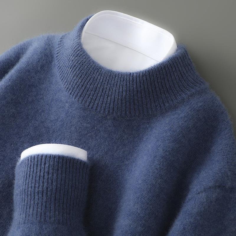 Pull élégant en cachemire col rond au style intemporel homme – Archives