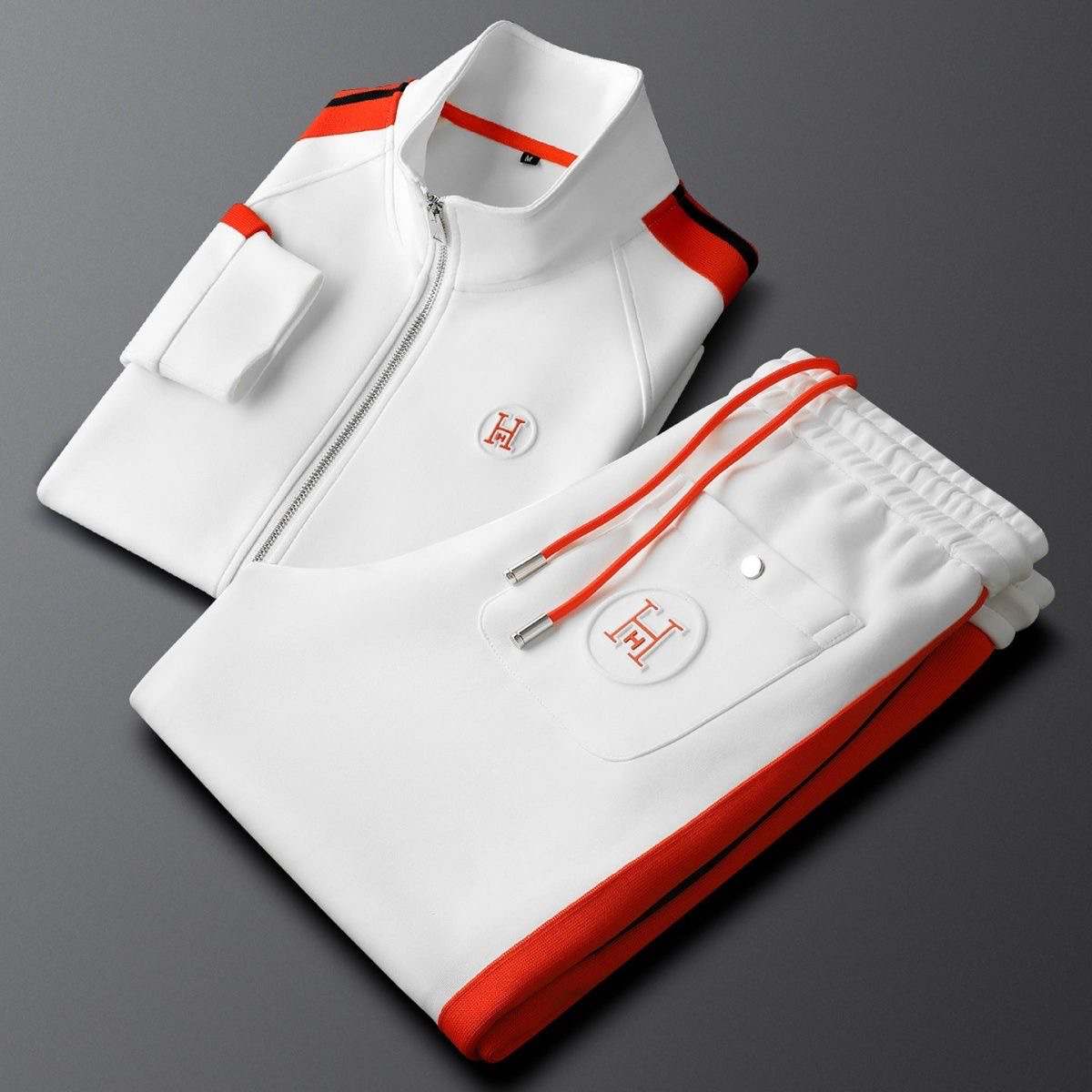 Ensemble sportif premium veste et pantalon à la finition soignée homme – Aurel