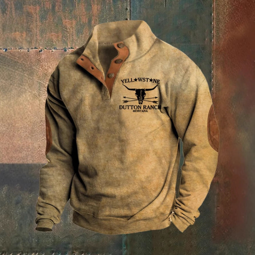 Sweat structuré confortable polyvalent coupe moderne homme – Brancion
