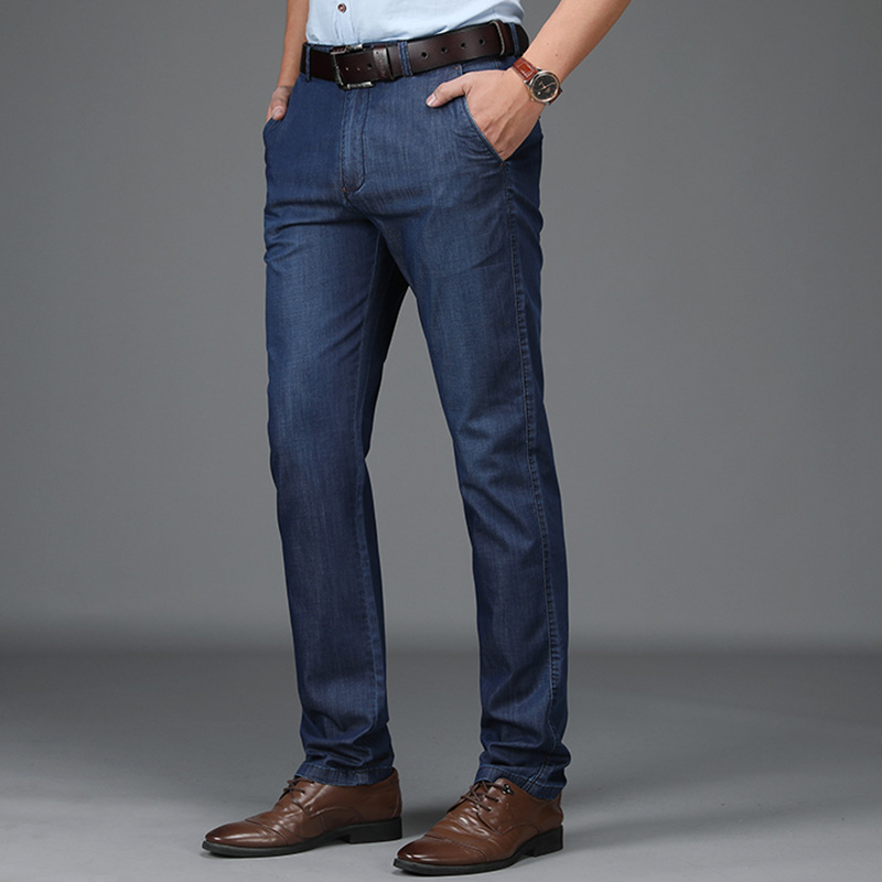 Jean en denim extensible coupe classique homme – Courseulles