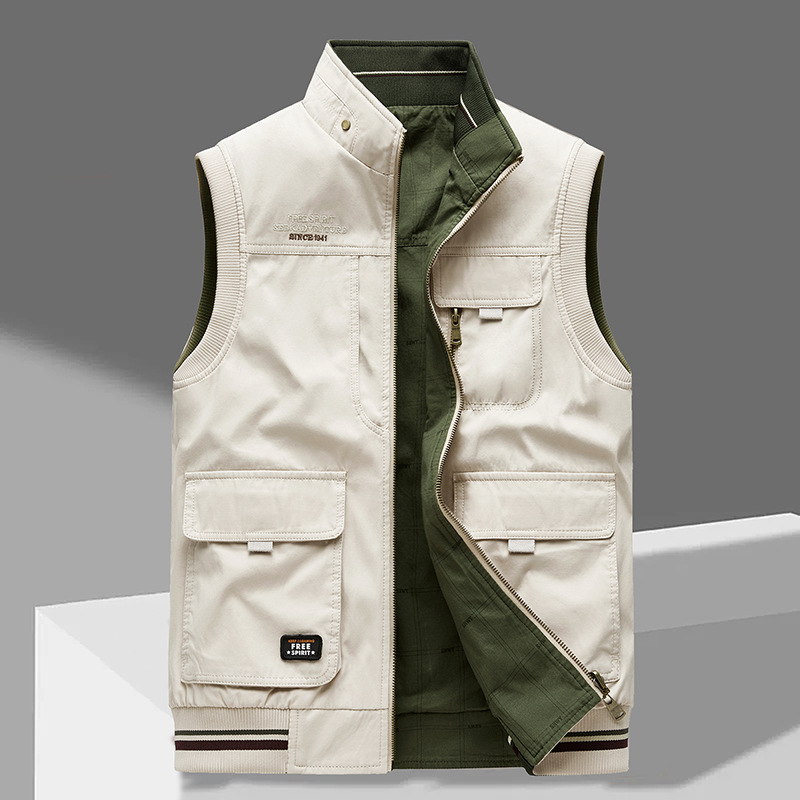 Gilet sans manches de luxe élégance intemporelle et fonctionnelle homme – Cléden