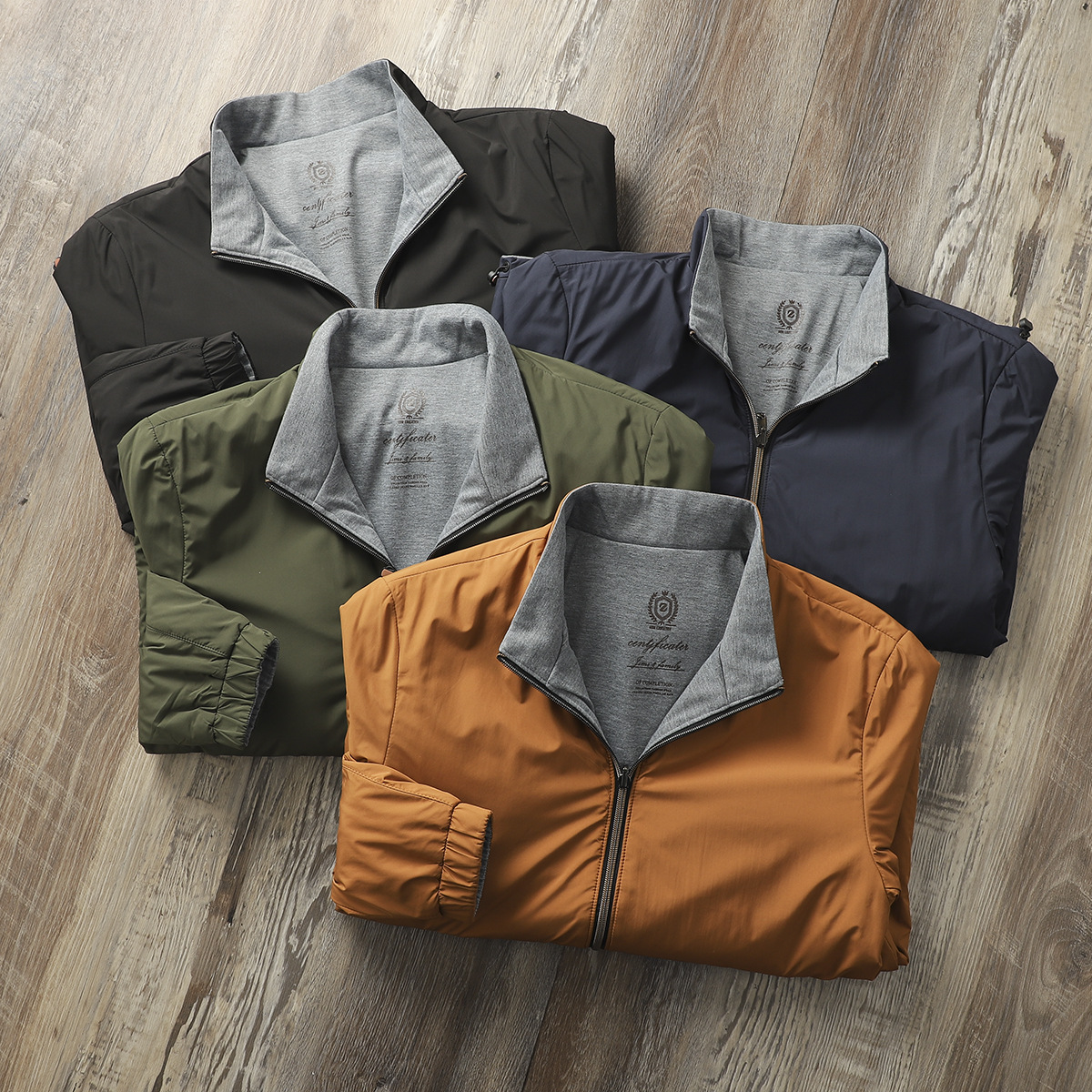 Veste réversible face lisse et polaire