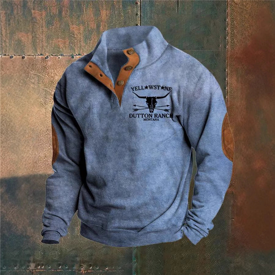 Sweat structuré confortable polyvalent coupe moderne homme – Brancion