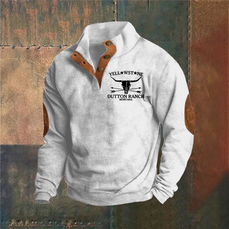 Sweat structuré confortable polyvalent coupe moderne homme – Brancion