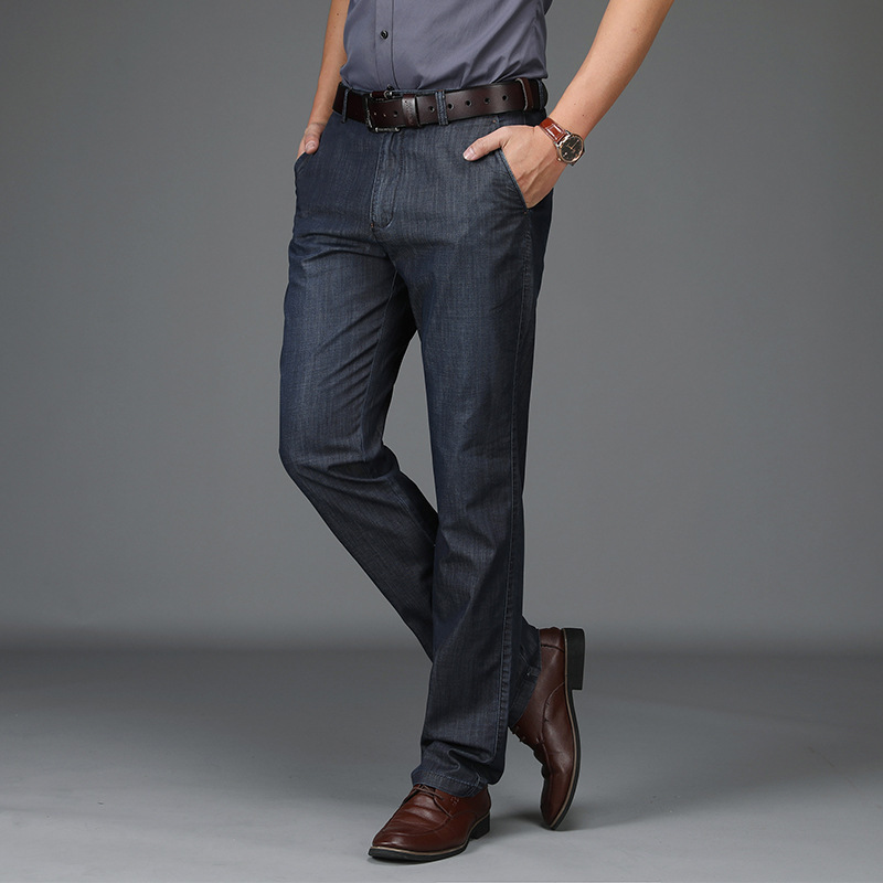 Jean en denim extensible coupe classique homme – Courseulles