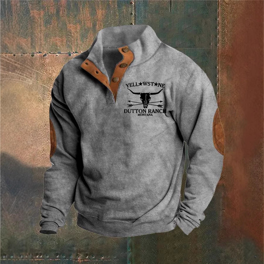 Sweat structuré confortable polyvalent coupe moderne homme – Brancion
