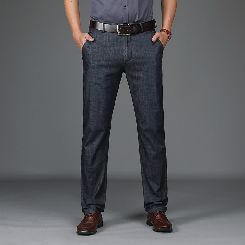 Jean en denim extensible coupe classique homme – Courseulles