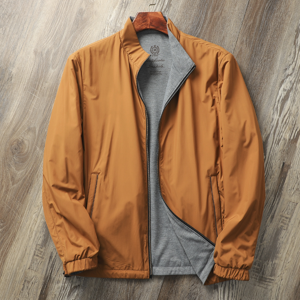 Veste réversible face lisse et polaire